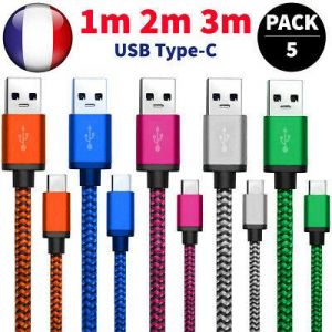 CABLE USB TYPE C CHARGEUR POUR SAMSUNG S8 S9 S10 A8 HUAWEI P20 PRO P10 P30 Lite