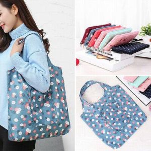 Fashion Shopping Bag New Waterproof Foldable Oxford Tote Bags Practical Reusable