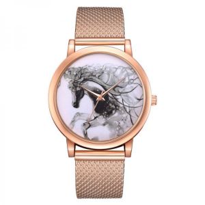 LVPAI P598 China Style Horse Dial Face Women Wrist Watch Casual Style Quartz Watches